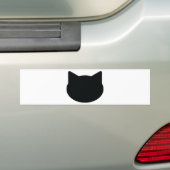 Autocollant De Voiture icône de contour du chat (En voiture)