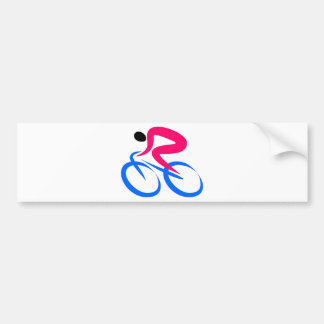 Autocollant De Voiture Icône de cycliste