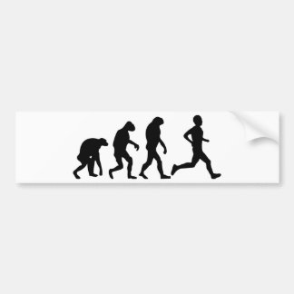 Autocollant De Voiture icône de l'évolution du runner