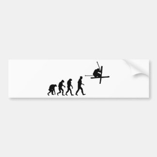 Autocollant De Voiture icône de l'évolution du ski
