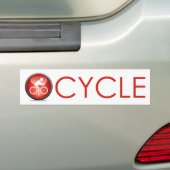 Autocollant De Voiture Icône de recyclage Bumpersticker (En voiture)