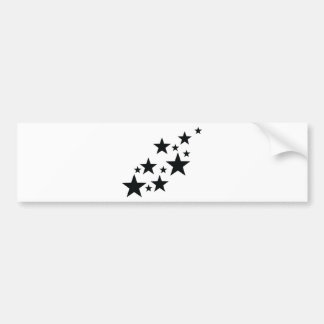 Autocollant De Voiture icône des étoiles noires tombantes