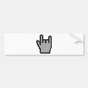 Autocollant De Voiture icône en forme de tête de métal