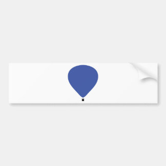 Autocollant De Voiture icône en montgolfière bleue
