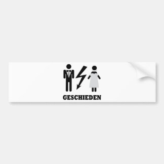 Autocollant De Voiture icône geschieden