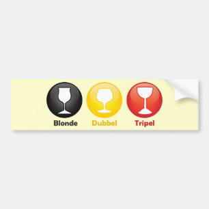 Autocollant De Voiture Icônes belges de bière