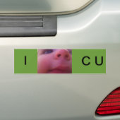 AUTOCOLLANT DE VOITURE ICU (En voiture)