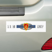 Autocollant De Voiture Identification de l'INFANTERIE 11B 25ème (En voiture)
