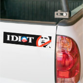 Autocollant De Voiture Idiot Obama (Sur camion)