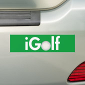 Autocollant De Voiture iGolf (boule) (En voiture)