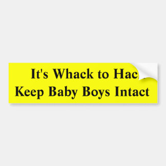 Autocollant De Voiture Il est se battent aux bébés de HackKeep intact