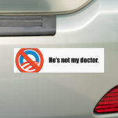 Autocollant De Voiture Il n'est pas mon docteur (En voiture)