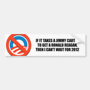 Autocollant De Voiture Il prend Jimmy Carter pour obtenir Reagan