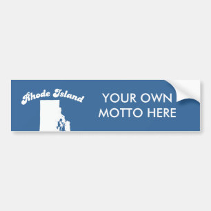 Autocollant De Voiture Île de Rhode - nous ne sommes pas un T-shirt d'î