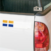 Autocollant De Voiture Îles de drapeau de Scilly (Sur camion)