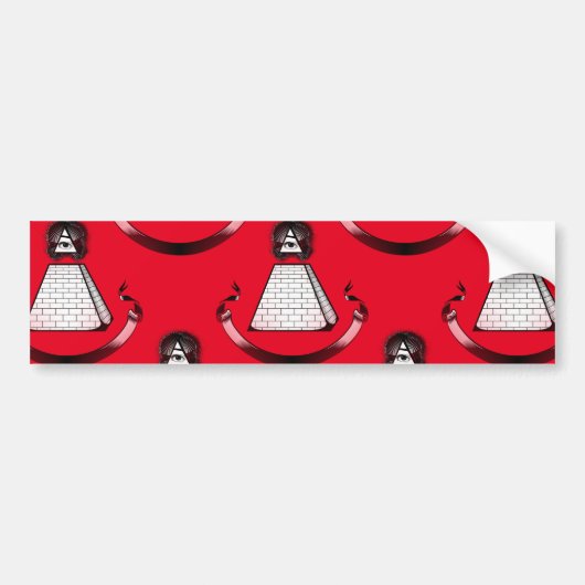 Autocollant De Voiture illuminati (Devant)