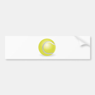 Autocollant De Voiture Illustration de balle de tennis