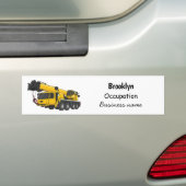 Autocollant De Voiture Illustration de camion de grue (En voiture)