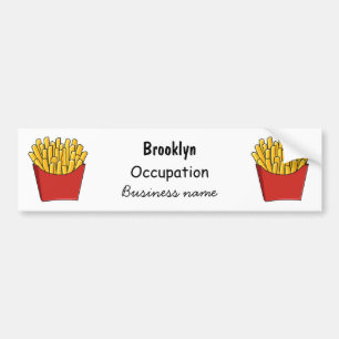 Autocollant De Voiture Illustration de frites
