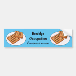 Autocollant De Voiture Illustration de gaufre