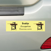 Autocollant De Voiture Illustration de la machine à coudre (En voiture)