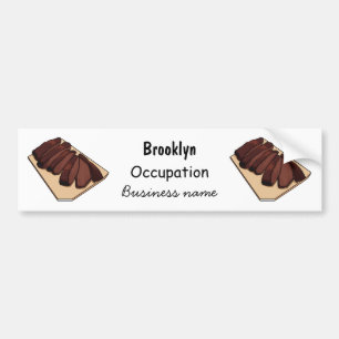 Autocollant De Voiture Illustration de la poitrine de boeuf