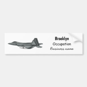Autocollant De Voiture Illustration de l'avion de chasse