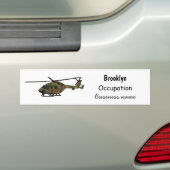 Autocollant De Voiture Illustration de l'hélicoptère de l'armée (En voiture)