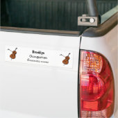 Autocollant De Voiture Illustration de violoncelle (Sur camion)