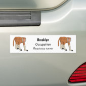 Autocollant De Voiture Illustration drôle de singe proboscis (En voiture)