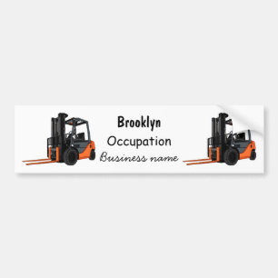 Autocollant De Voiture Illustration du chariot élévateur