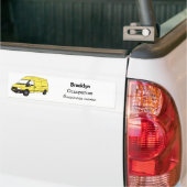 Autocollant De Voiture Illustration du fourgonnette de livraison (Sur camion)