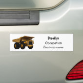 Autocollant De Voiture Illustration d'un camion à grande échelle (En voiture)