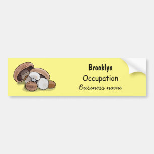 Autocollant De Voiture Illustration d'un champignon