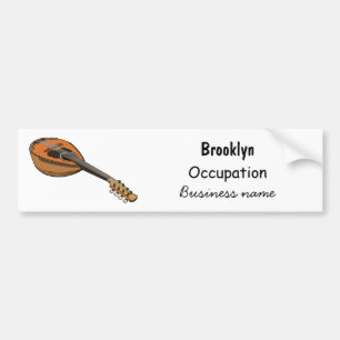 Autocollant De Voiture Illustration en mandoline