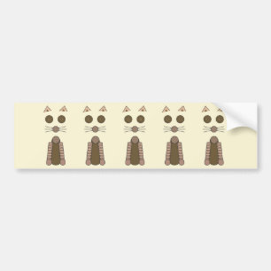 Autocollant De Voiture Illustration graphique CAT Tabby