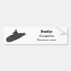 Autocollant De Voiture Illustration sous-marine