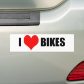 Autocollant De Voiture Ilovebikes (En voiture)