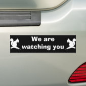 Autocollant De Voiture Ils observent ! (En voiture)