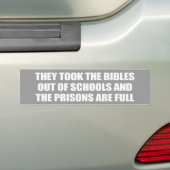 Autocollant De Voiture Ils ont pris aux bibles Bumpersticker (En voiture)