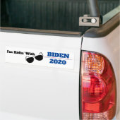 Autocollant De Voiture I'm Ridin' With Biden 2020 (Sur camion)