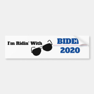 Autocollant De Voiture I'm Ridin' With Biden 2020
