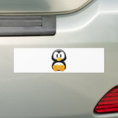 Autocollant De Voiture Image de tux de pingouin (En voiture)