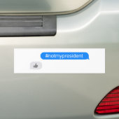 Autocollant De Voiture Image #notmypresident (En voiture)