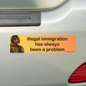 Autocollant De Voiture immigration illégale (En voiture)