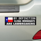 Autocollant De Voiture Immigration illégale (En voiture)