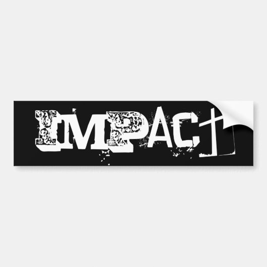AUTOCOLLANT DE VOITURE IMPACT (Devant)