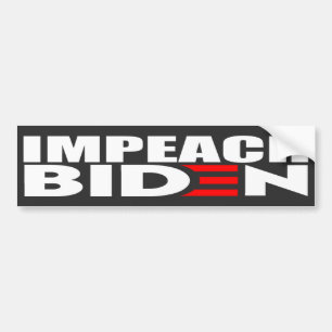 AUTOCOLLANT DE VOITURE IMPEACH BIDEN 