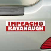Autocollant De Voiture Impeach Kavanaugh (En voiture)