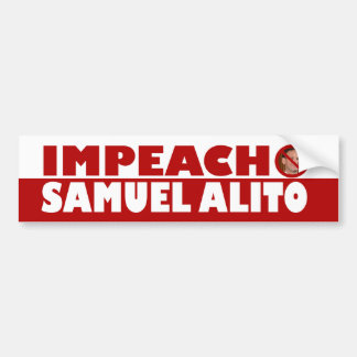 Autocollant De Voiture Impeach Samuel Alito